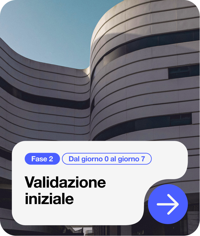 Validazione iniziale